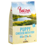 1kg croquettes Purizon sans céréales Puppy poulet