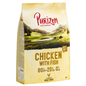 1kg croquettes Purizon sans céréales Adult poulet