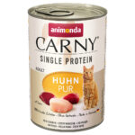 12x400g Single Protein Adult pur poulet Animonda Carny - Pâtée pour chat