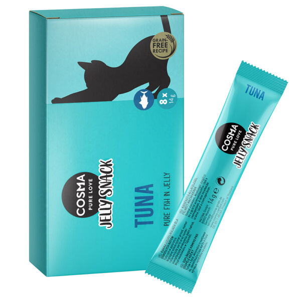 24x14g Cosma Jelly Snack thon - Friandises pour chat