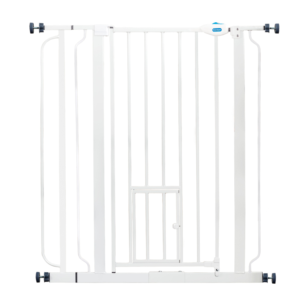 Barrière de sécurité Carlson Pet Gate extra haute avec chatière
