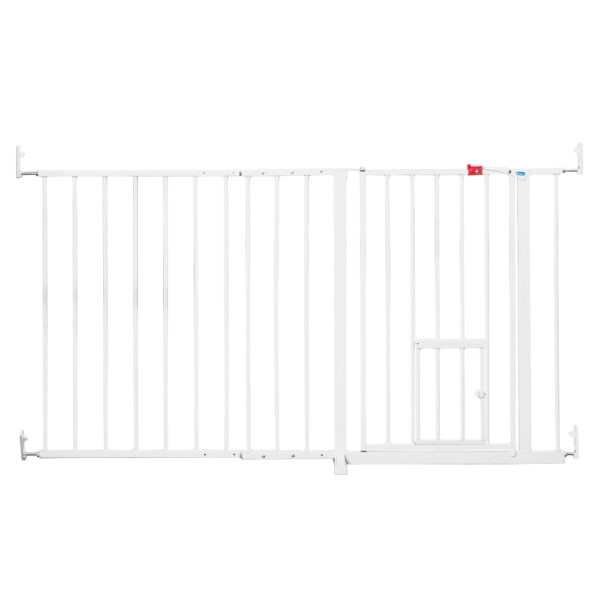 Barrière de sécurité Carlson XXL avec chatière - hauteur 76 cm