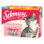 Lot mixte Schmusy Ragout en sauce pour chat - 24 x 100 g