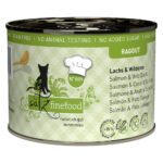 catz finefood Ragoût 24 x 180 / 190 g pour chat - No. 605 saumon