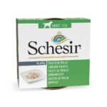 Lot Schesir 24 x 150 g pour chien - poulet