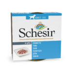 Lot Schesir 24 x 150 g pour chien - thon