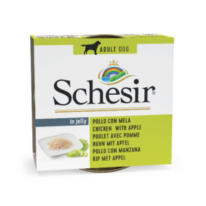 Lot Schesir 24 x 150 g pour chien - poulet