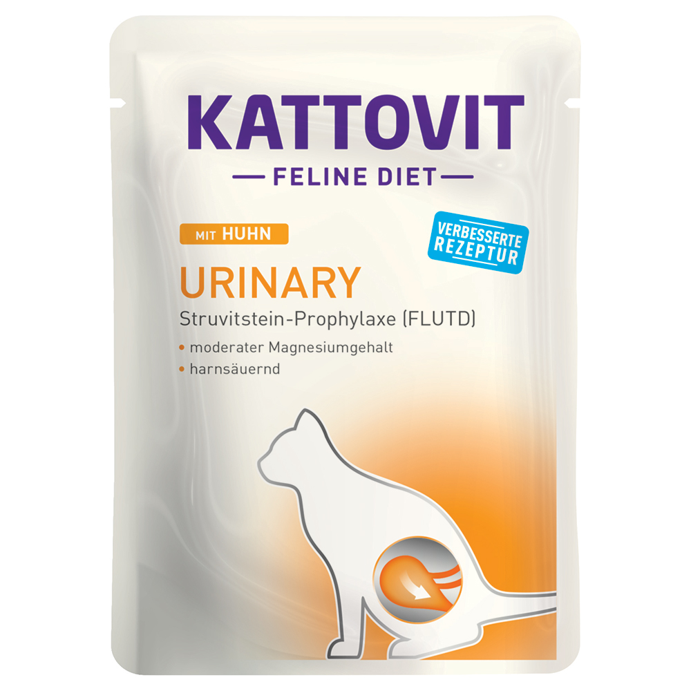12x85g Kattovit Urinary poulet - Pâtée pour chat