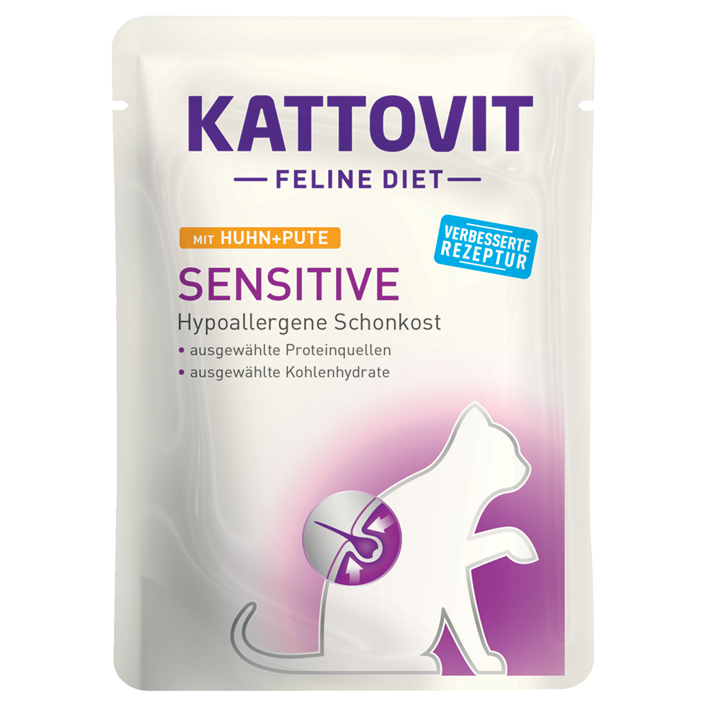 12x85g Kattovit Sensitive poulet
