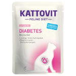 12x85g Kattovit Diabète / Poids saumon - Pâtée pour chat
