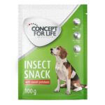 100g Friandises Insect Snack patates douces Concept for Life - Friandises pour chien