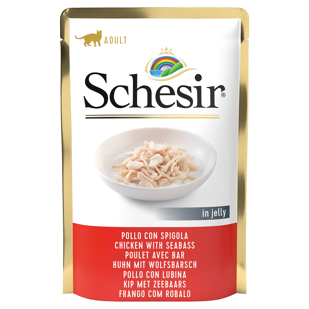 Schesir en gelée ou en sauce 6 x 85 g pour chat - filet de poulet