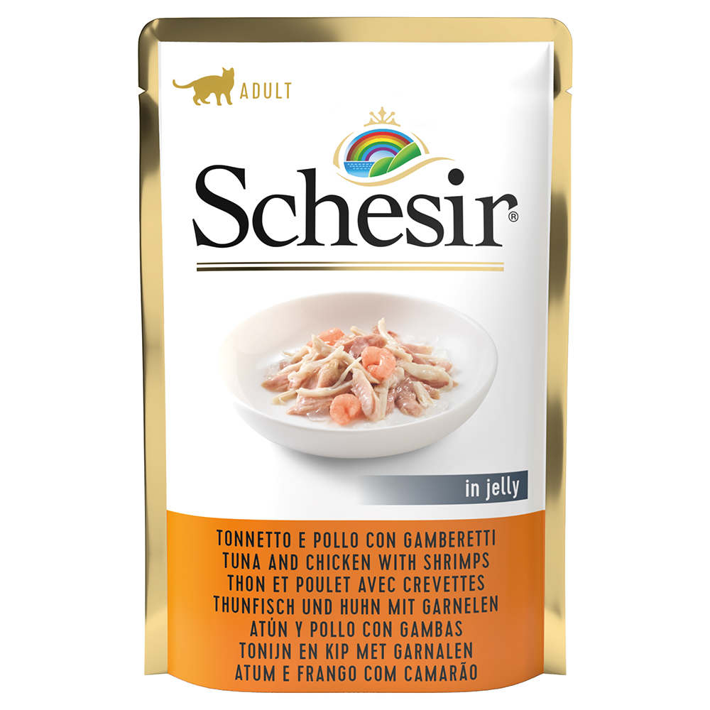 Schesir en gelée ou en sauce 6 x 85 g pour chat - thon