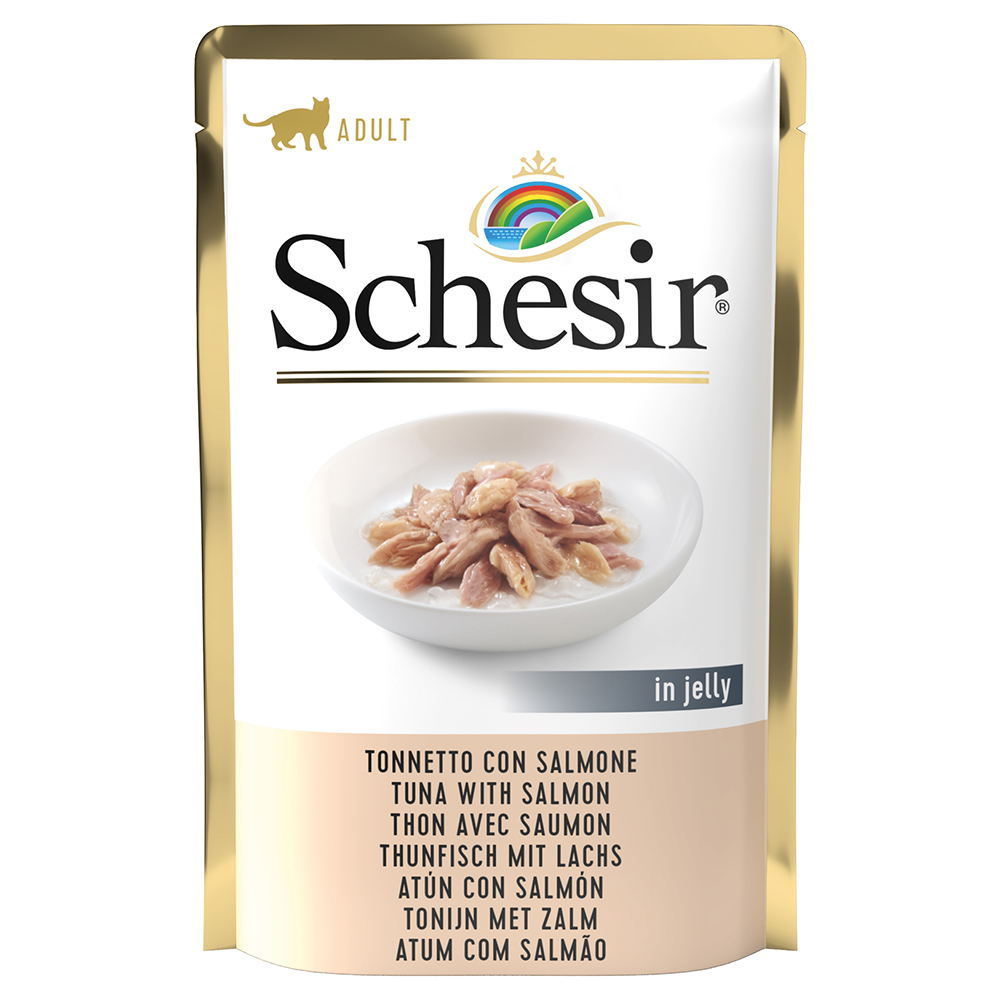 Schesir en gelée ou en sauce 6 x 85 g pour chat - thon