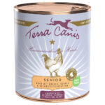 6x800g Terra Canis Senior sans céréales poulet