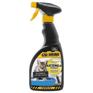 2x500ml Spray Nettoyant CSI Urine pour litière chat et rongeur - pour chat
