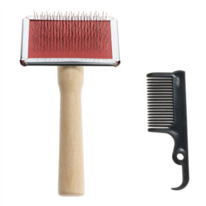 Brosse et peigne de nettoyage pour chien et chat - L 12 x l 5