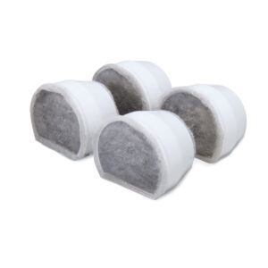 4 filtres à charbon actif de rechange - pour fontaine en céramique PetSafe® Streamside
