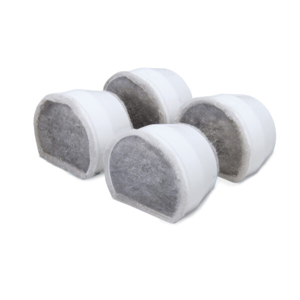 4 filtres à charbon actif de rechange - pour fontaine en céramique PetSafe® Streamside