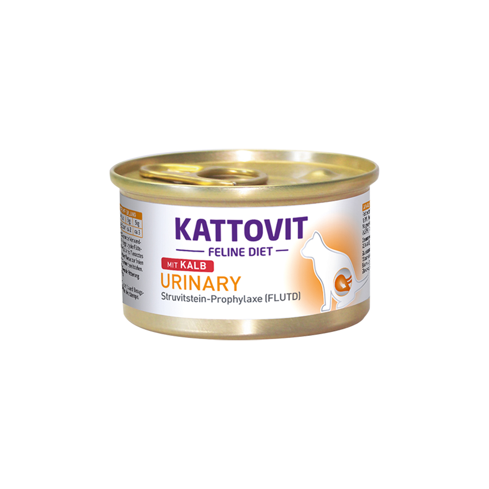 12x85g Kattovit Urinary veau - Pâtée pour chat