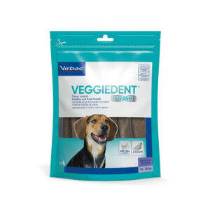 30x26g (taille M) Virbac VEGGIEDENT Fresh - pour chiens moyens (10-30 kg)
