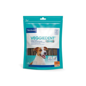 30x17g (taille S) Virbac VEGGIEDENT Fresh - pour les petits chiens (5-10 kg)