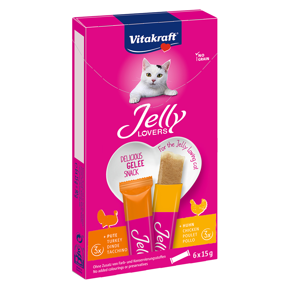 24x15g Vitakraft Jelly Lovers - Friandises pour chat