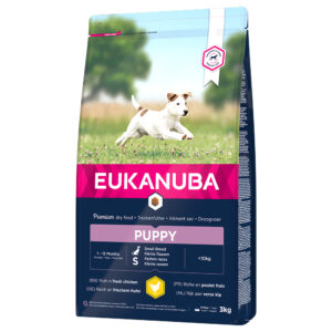 2x3kg Eukanuba Puppy Small Breed poulet - Croquettes pour chien