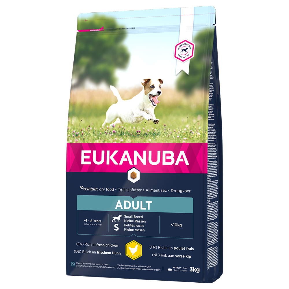 2x3kg Eukanuba Adult Small Breed poulet - Croquettes pour chien