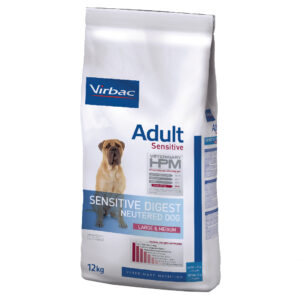 2x12kg Virbac HPM Adult Sensitive Neutered Large & Medium - Croquettes pour chien