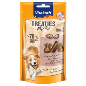 2x48g Vitakraft Treaties Minis pâté de foie - Friandises pour chien