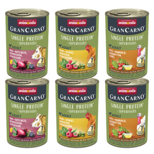 6x400g Adult Superfoods Animonda GranCarno - Pâtée pour chien