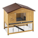 Clapier Ferplast Outback All Seasons avec isolation thermique pour lapin et cochon d'Inde