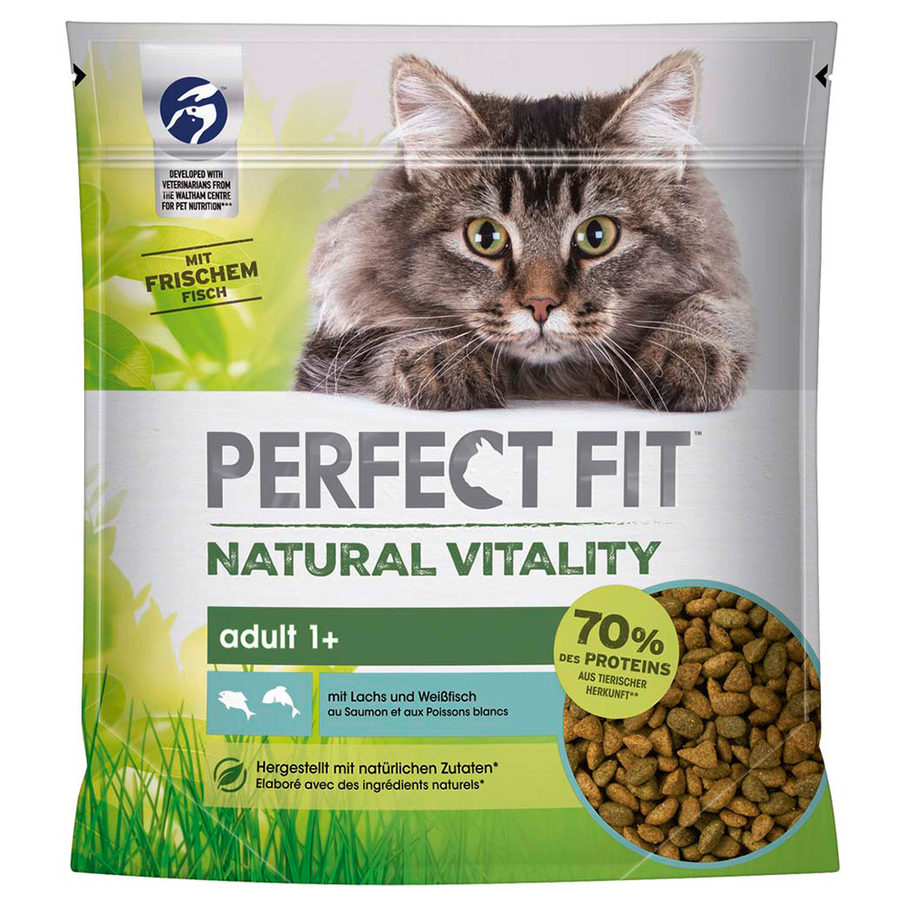6x650g Natural Vitality Adult 1+ saumon