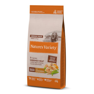 2x12kg Nature's Variety Healthy Grains Medium/Maxi Adult poulet - Croquettes pour chien