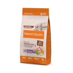 2x7kg Nature's Variety No Grain Sterilised - Croquettes pour chat