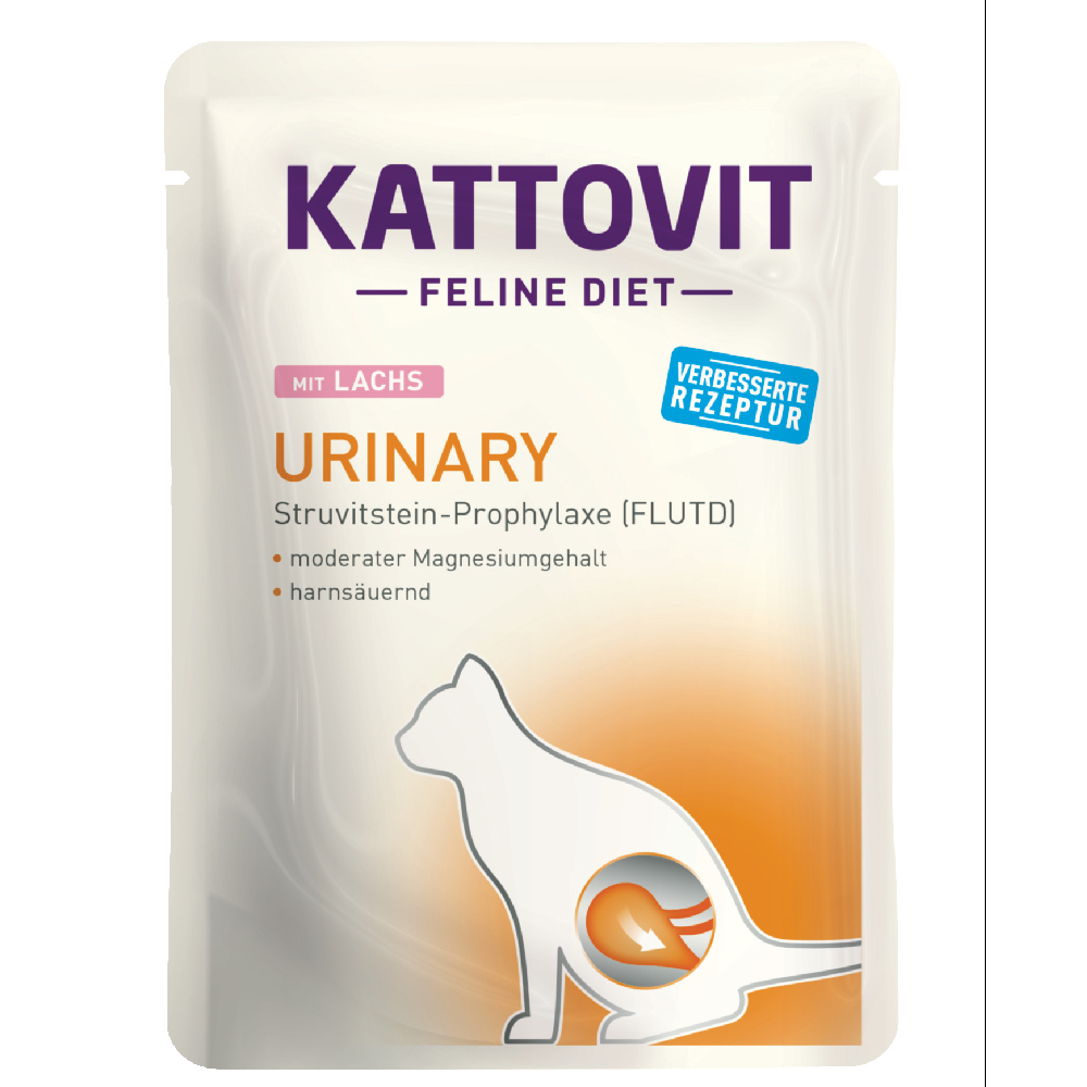 12x85g Urinary saumon Kattovit - Pâtée pour chat