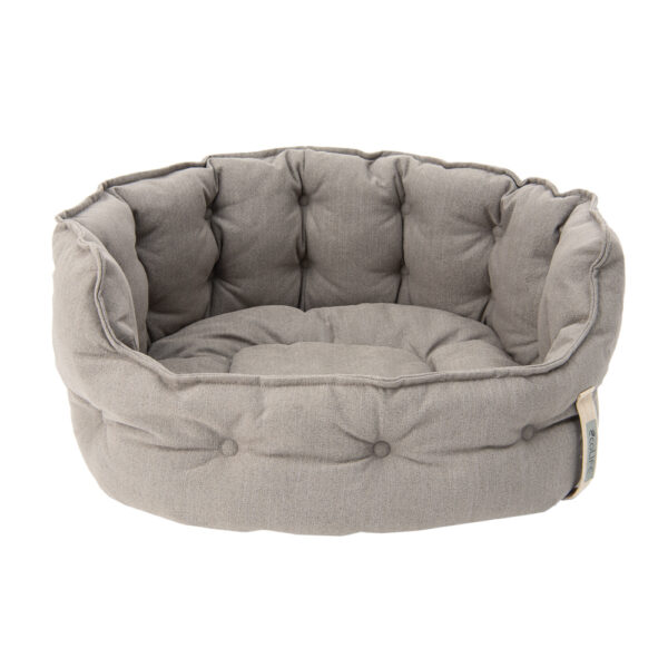 Panier Cozy ecoLIFE gris pour chien - L 64 x l 60 x H 30 cm