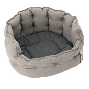 Panier Cozy ecoLIFE gris pour chien - L 80 x l 72 x H 31 cm