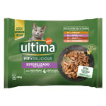 48x85g Ultima Stérilisé sélection à la viande - Pâtée pour chat