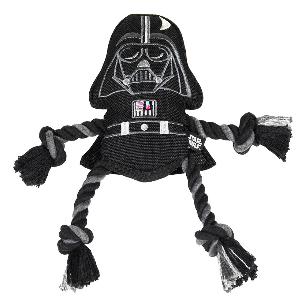 Jouet Star Wars Dark Vador avec corde pour chien
