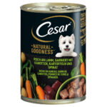 24x400g Cesar Natural Goodness agneau - Pâtée pour chien