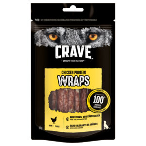 10x50g Friandises Crave Protein Wraps