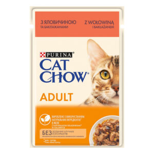PURINA Cat Chow 26 x 85 g pour chat - bœuf