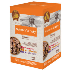 4x150g Nature's Variety Original Paté No Grain Mini bœuf