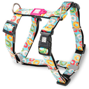 Harnais en H Max & Molly Donuts pour chien - taille M : tour de poitrail 53-69 cm