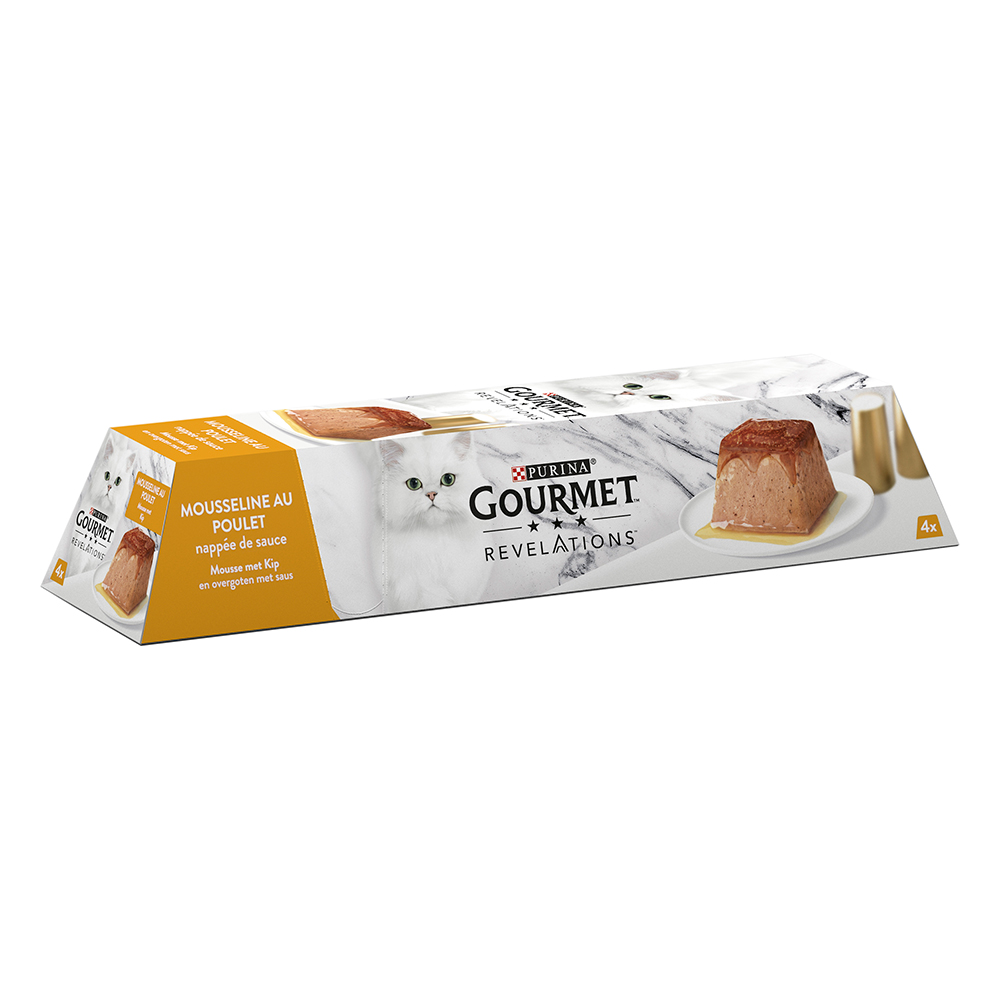 24x57g Gourmet Revelations Mousseline poulet - Pâtée pour chat