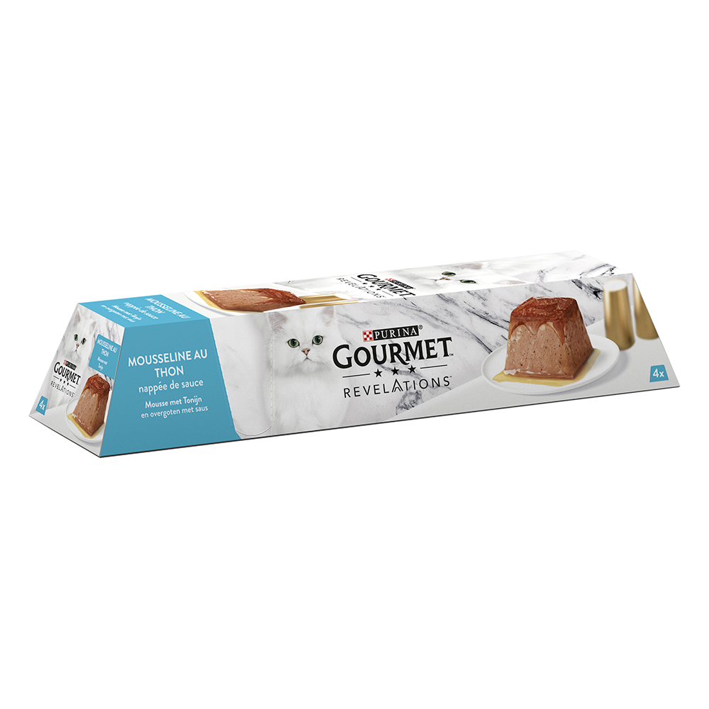 24x57g Gourmet Revelations Mousseline thon - Pâtée pour chat