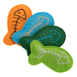 Lot de 4 jouets Marlin pour chat