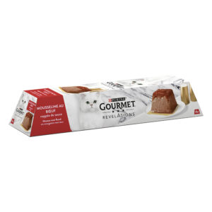 24x57g Gourmet Revelations Mousseline bœuf - Pâtée pour chat